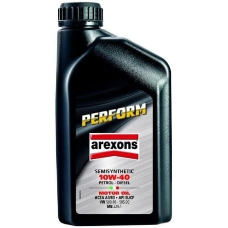 1 LITRO OLIO MOTORE  10W-40 AREXONS PERFORM SEMI SINTETICO