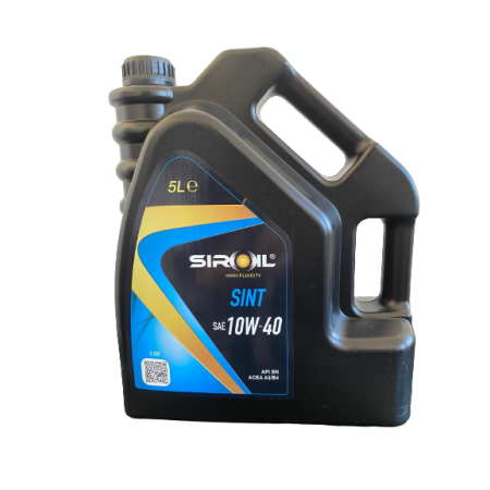 OLIO MOTORE 10W-40 SIROIL 5 LITRI SINTETICO ALTA FLUIDITA' PER MOTORI DIESEL SIR13105 C131