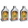 3 LITRI  OLIO MOTORE  SHELL SINT PLUS 10W40 LATTINA DA 1 LITRO