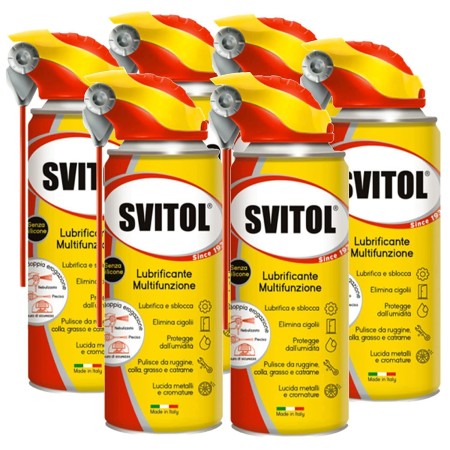 6 -SVITOL 2126 SPRAY LUBRIFICANTE SBLOCCANTE MULTIFUNZIONE 500ML MULTIUSO