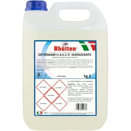 RHUTTEN DETERMAM HACCP IGIENIZZANTE 5KG COD 220910