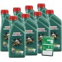 8 LITRI CASTROL MAGNATEC 10W-40 A3/B4 OLIO MOTORE CON CIONDOLO PER CAMBIO OLIO cod 9122