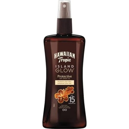 HAWAIIAN TROPIC 176787 ISLAND GLOW OLIO PROTETTIVO SPF 15