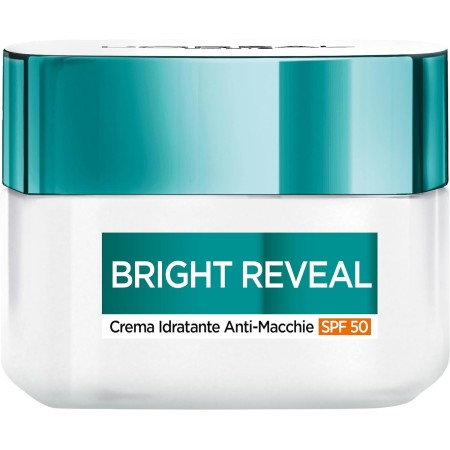 L’ORÉAL PARIS AA697600 CREMA VISO IDRATANTE, CON SPF 50, PER TUTTI I TIPI DI PELLE, PELLE RIMPOLPATA E UNIFORME, MACCHIE ATTENUATE, CON NIACINAMINE, BRIGHT REVEAL, 50 ML