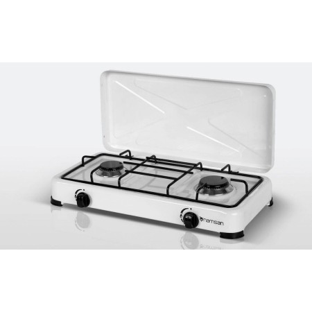 CUISINAM FORNELLO A GAS DA CAMPEGGIO CON COVER 2 FUOCHI COD FRG112