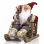 BABBO NATALE 07730206 NOEL BABBA SEDUTO NELLA SLITTA