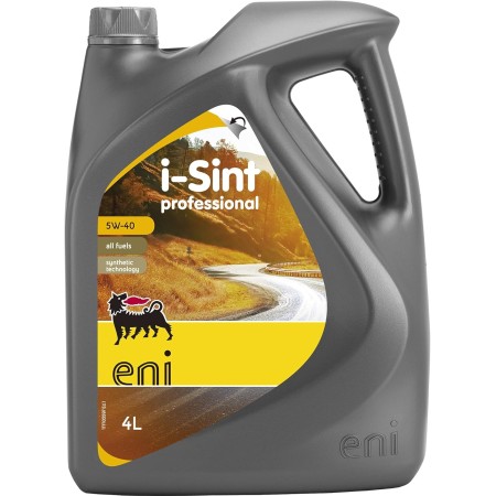 4 LITRI OLIO MOTORE LUBRIFICANTE ENI 5W40 I-SINT PROFESSIONAL SINTETICO