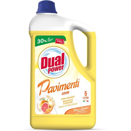 DUAL POWER DP9025 DETERGENTE UNIVERSALE SGRASSATORE PER PAVIMENTI IGIENIZZANTE ARGAN 5LITRI