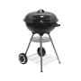 DGBAVARIA BARBECUE TONDO 484008 CON COPERCHIO- RUOTE  E PIANO INFERIORE 51X44,5X76CM