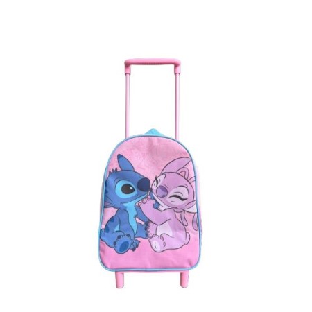 DISNEY ZAINO TROLLEY ASILO NIDO DI STITCH 06971563 ROSA