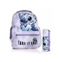 DISNEY ZAINO DI STITCH TAKE IT EASY + ASTUCCIO VIOLA COD 6971565