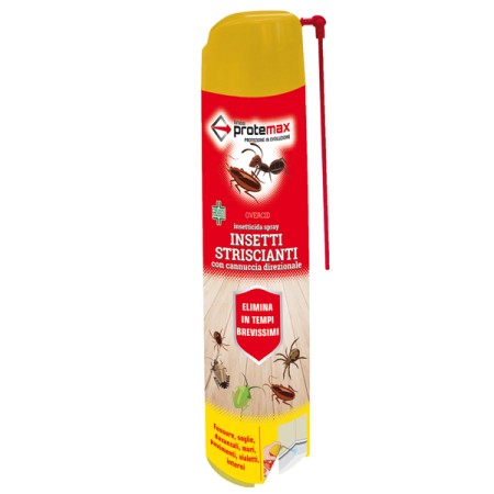 PROTEMAX PROTE303 INSETTICIDA SPRAY CON CANNUCCIA PER INSETTI STRISCIANTI 500ML