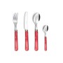 EME P13APE/8 POSATE PERLA ROSSO IN ACCIAIO INOX 18/10 MANICO IN ACRILICO ROSSO 24PZ