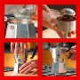 BIALETTI CAFFETTIERA MOKA EXPRESS 1 TAZZA CON MANICO ANTI-SCOTTATURA NON ADATTA A INDUZIONE  60ML ALLUMINIO COD 1161