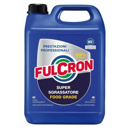 FULCRON 1981 SUPER SGRASSATORE FOOD GRADE 5 LITRI ADATTO PER GRIGLIE , PIASTRELLE ..