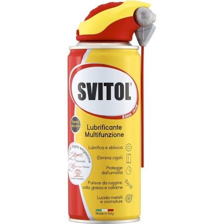 SVITOL 4317 LUBRIFICANTE SPRAY 400ML CON CANNUCCIA TRASPARENTE ADDITIVI ANTI-USURA