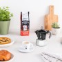 BIALETTI CAFFETTIERA MOKA INDUCTION 2 TAZZE ADATTA A TUTTII PIANI DI COTTURA 100ML DESING ELEGATE NERO