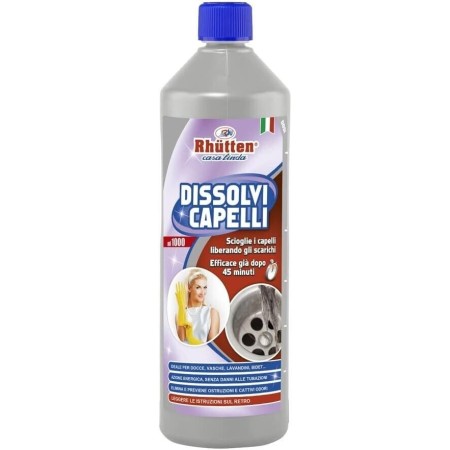 DISSOLVI CAPELLI RHUTTEN 1 LITRO SCIOGLIE I CAPELLI LIBERANDO GLI SCARICHI180098