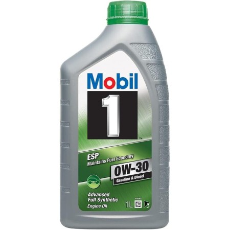 1 LITRO DI OLIO MOTORE 0W-30 MOBIL M1 ESP SINTETICO LUBRIFICANTE